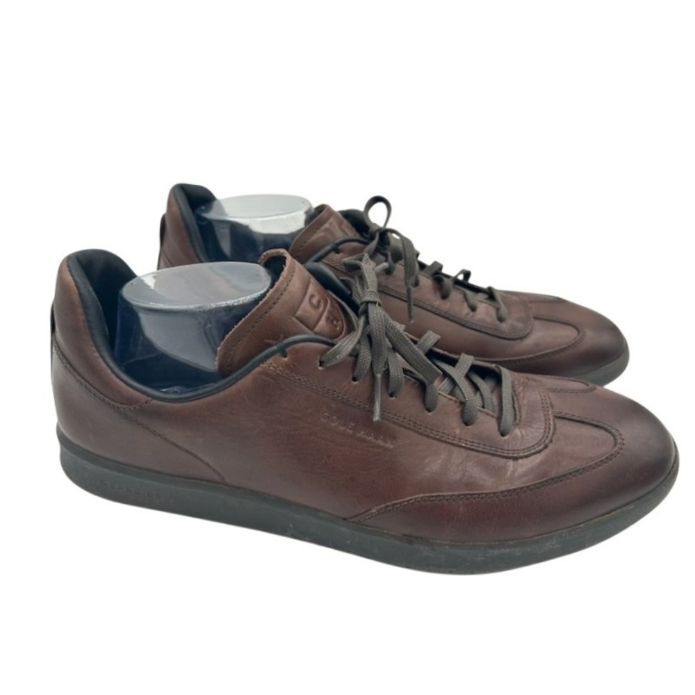 Cole Haan Grand Crosscourt Brown Leather Sneakers Men's Size 13 M C30592 Shoes